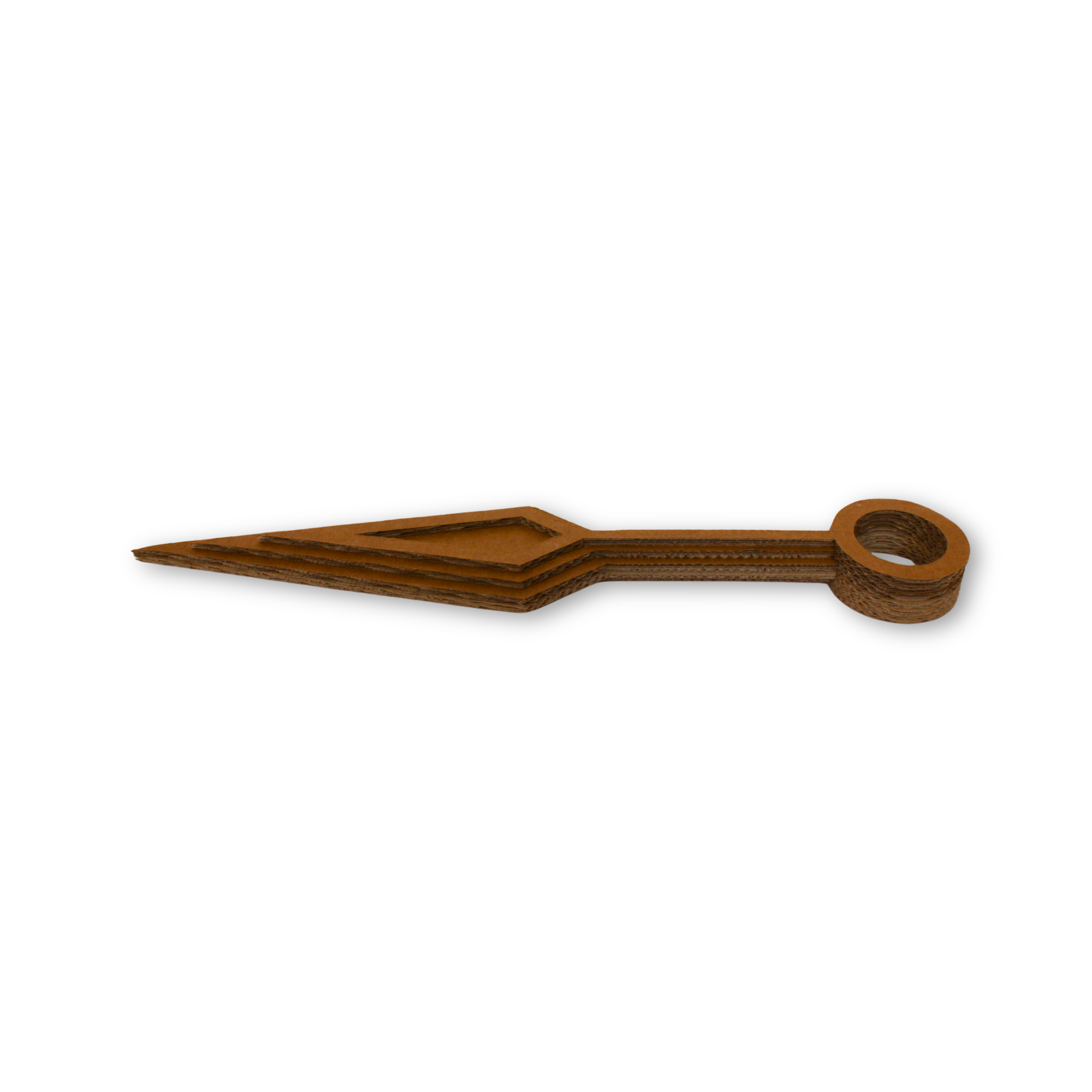 Kunai de ninja en carton pour enfant